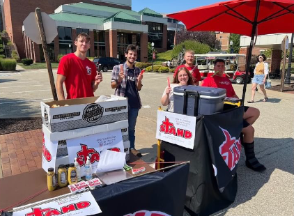 STAND members participate in club and org fair