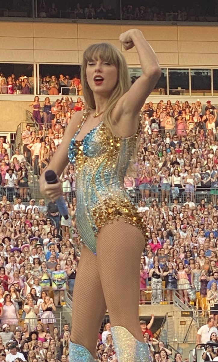 Taylor Swift performing at Acrisure Stadium in Pittsburgh, PA in 2023.