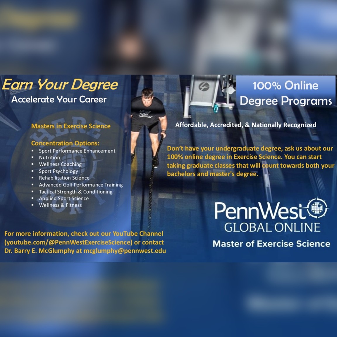 Penn West Exercise and Sports Science Department